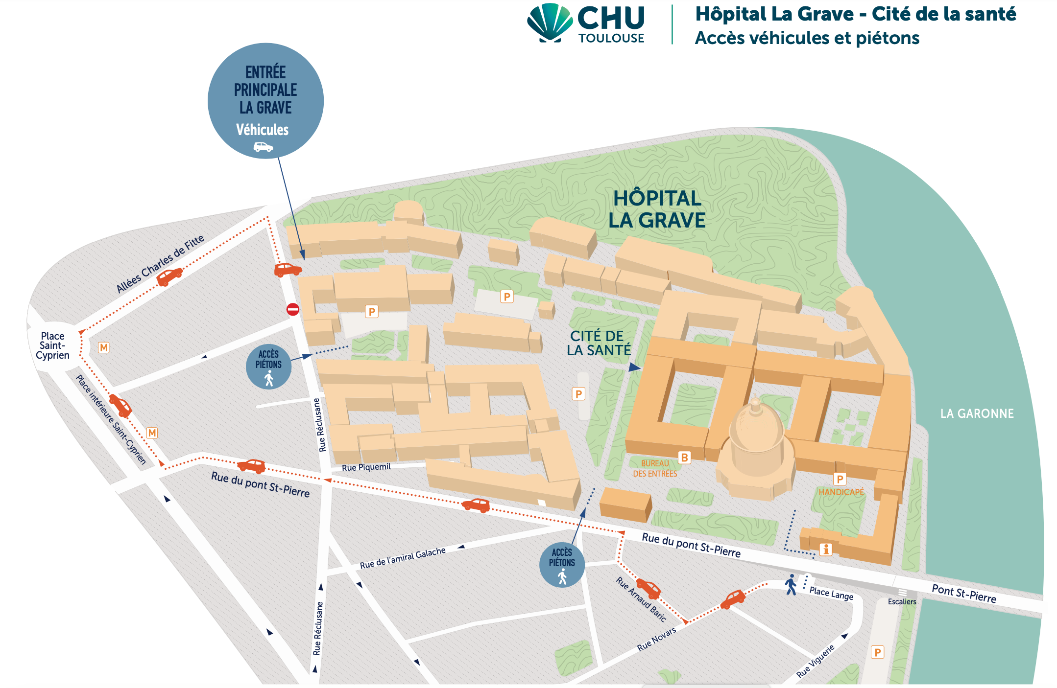 Plan Acces Pass Sante Hopital La Grave